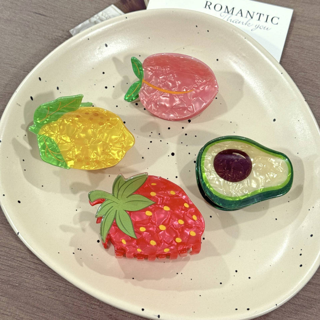 Summer Fruit Hair Claw Clip