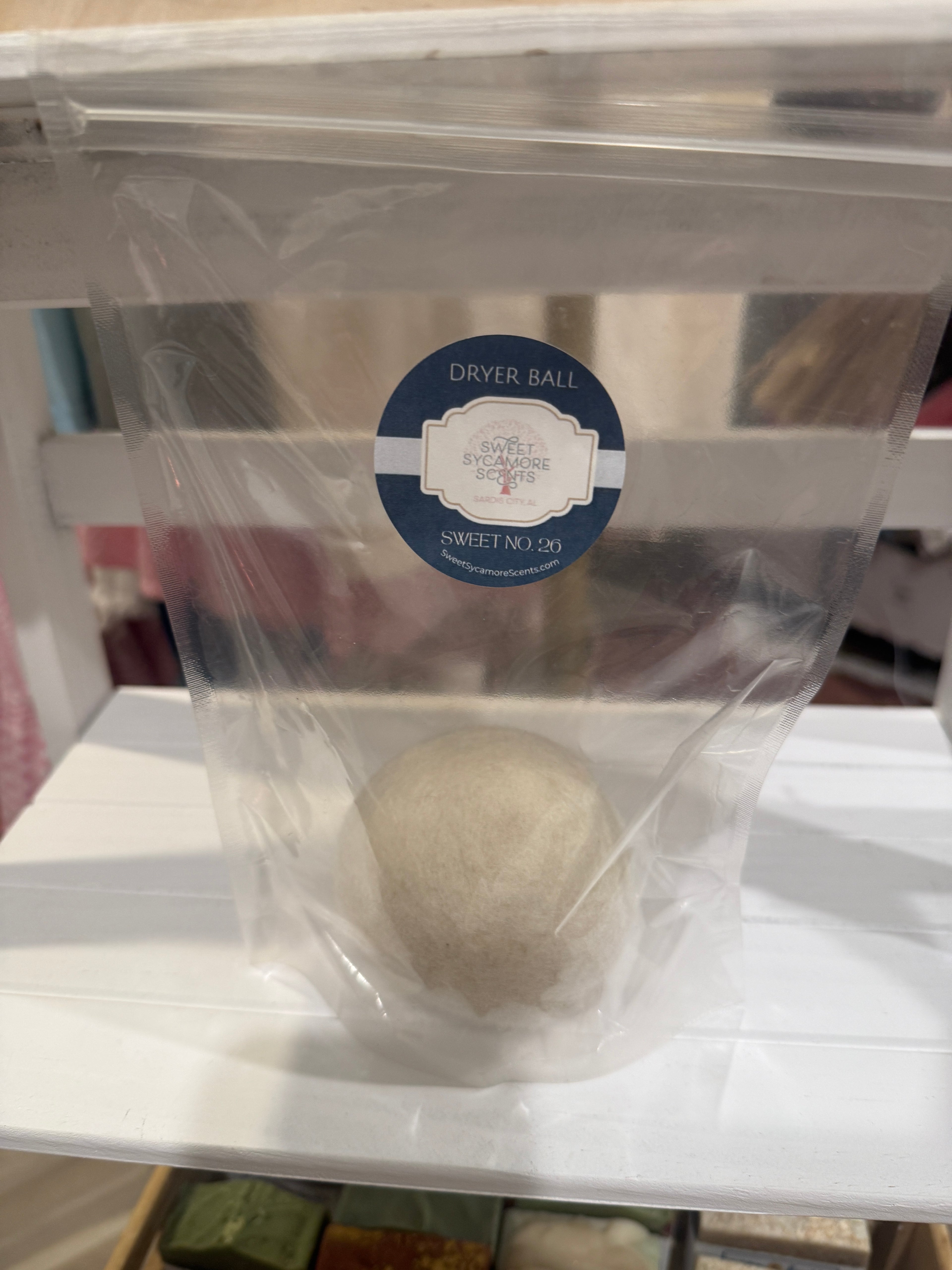 Sweet Sycamore Scents Dryer Ball