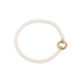 Pearl Charm Keeper Bracelet