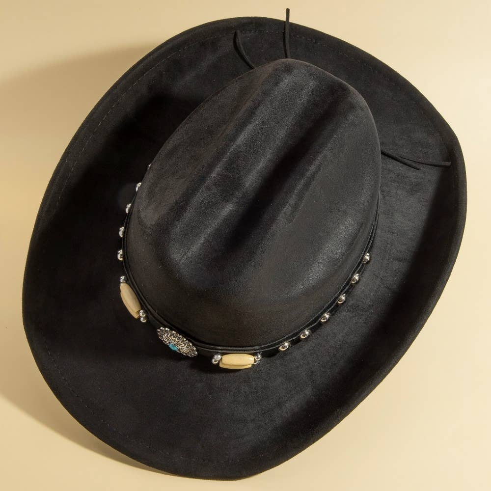 Western Concho Belt Cowboy Hat