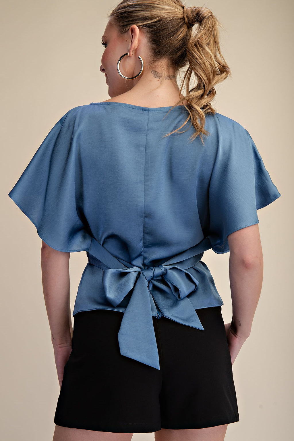 Sunset Breeze Bell Sleeve Top