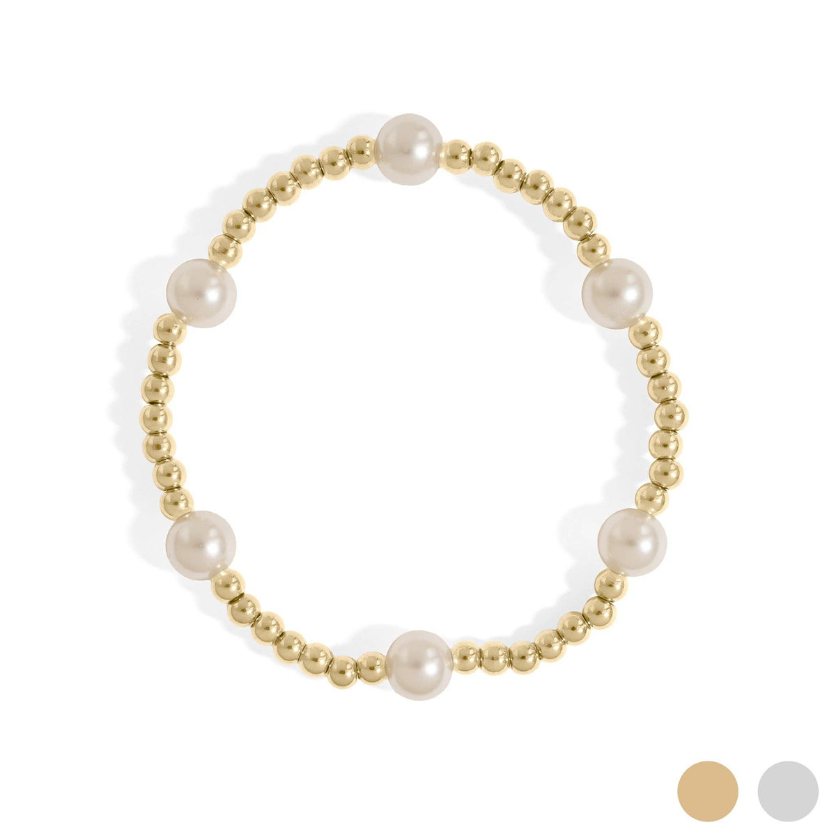 Kiska Pearl Stretch Bracelet
