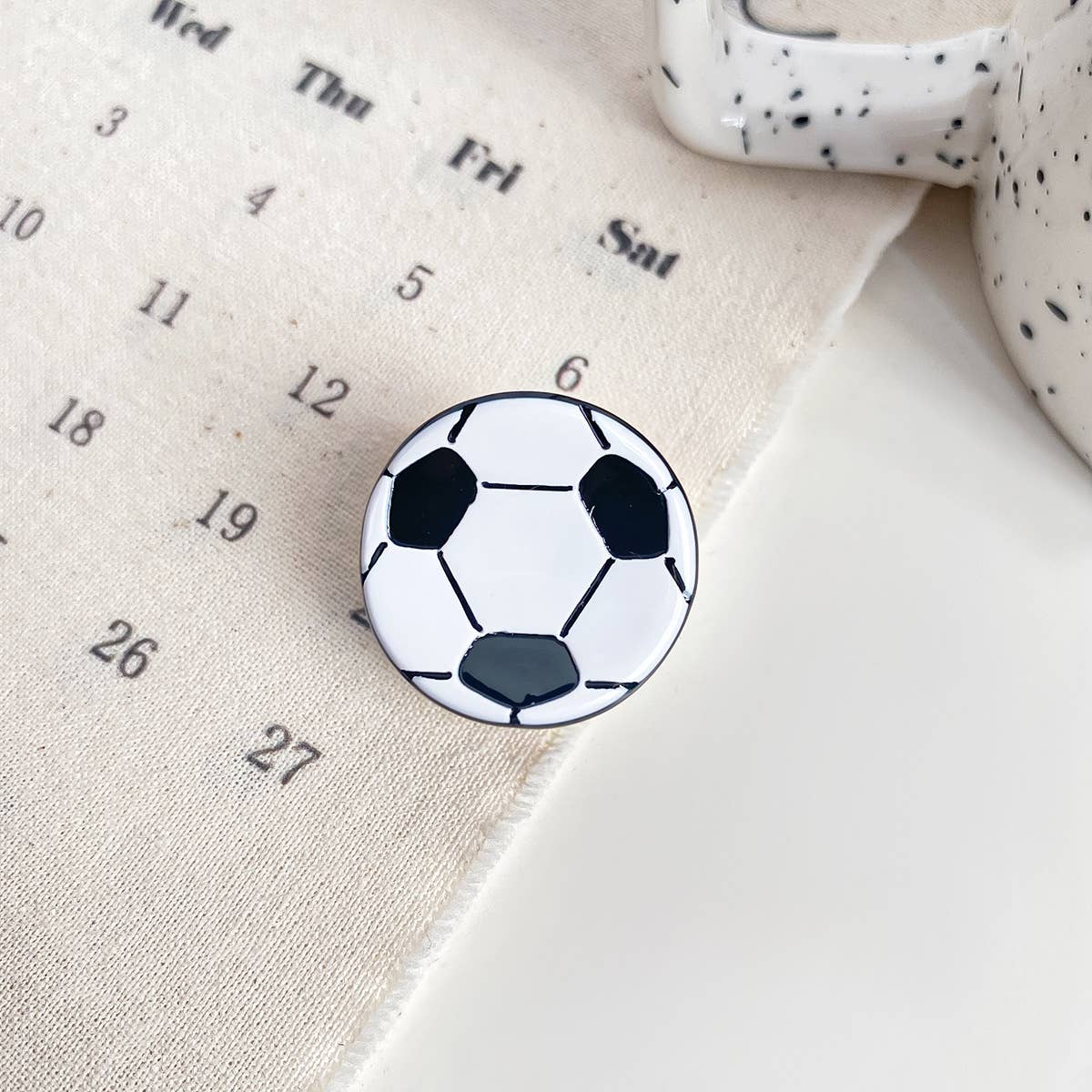 Mini Sports Ball Hair Claw Clip