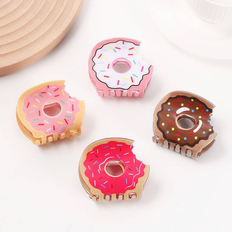 Donut Hair Claw Clip
