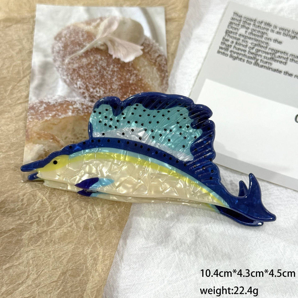 Swordfish Hair Claw Clip