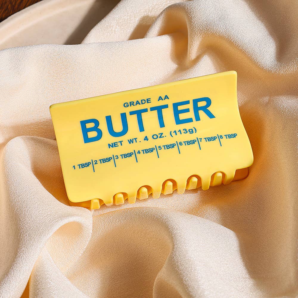 Butter Block Hair Claw Clip