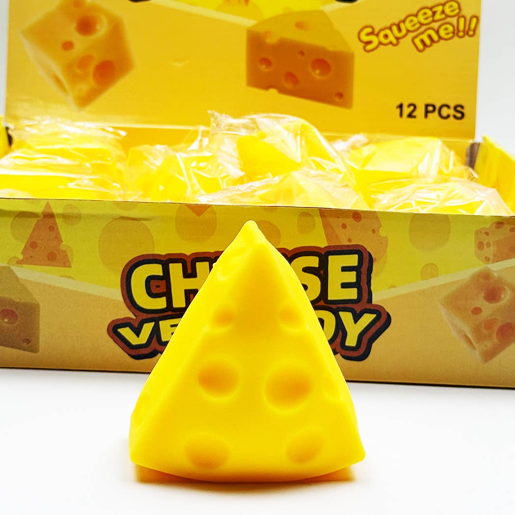 Triangle Shape Cheese Squishy Toy