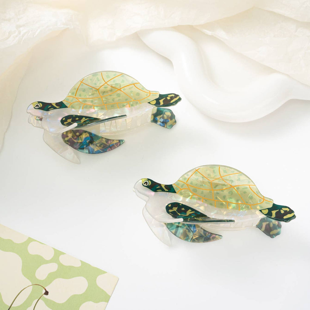 Sea Turtle Hair Claw Clip