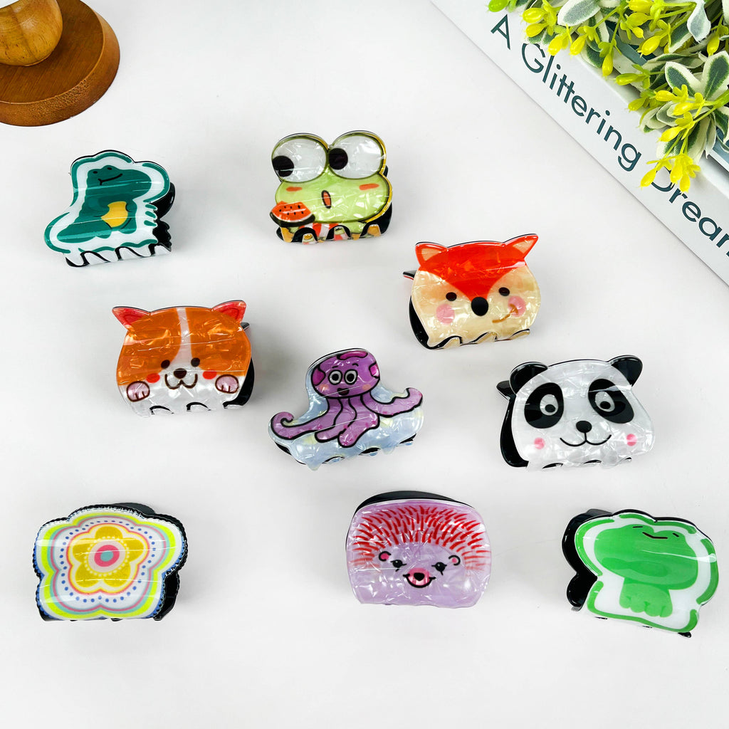Animal Hair Claw Clip