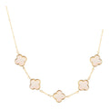 Mother of Pearl Clover Necklace