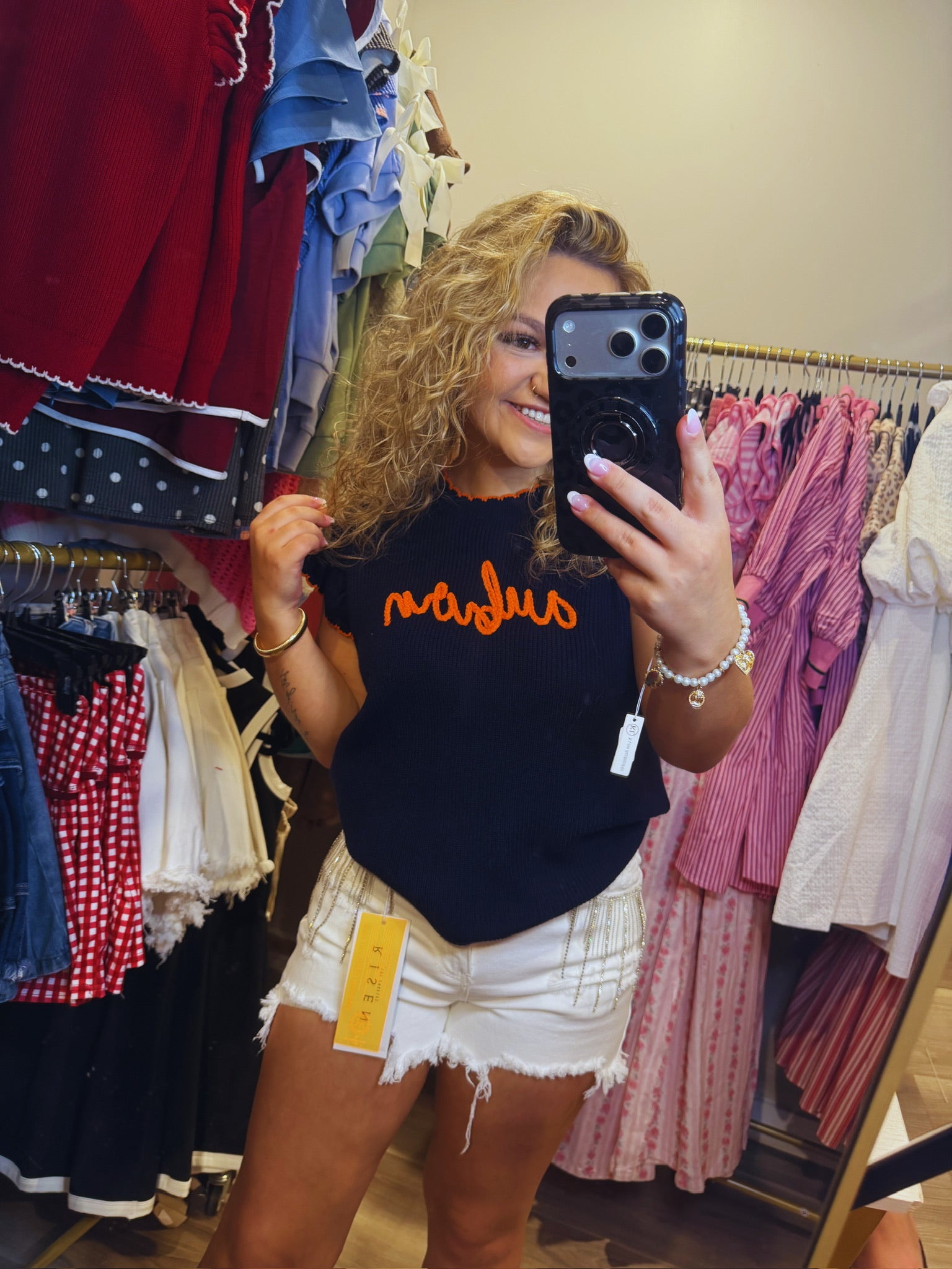 Auburn Script Sweater