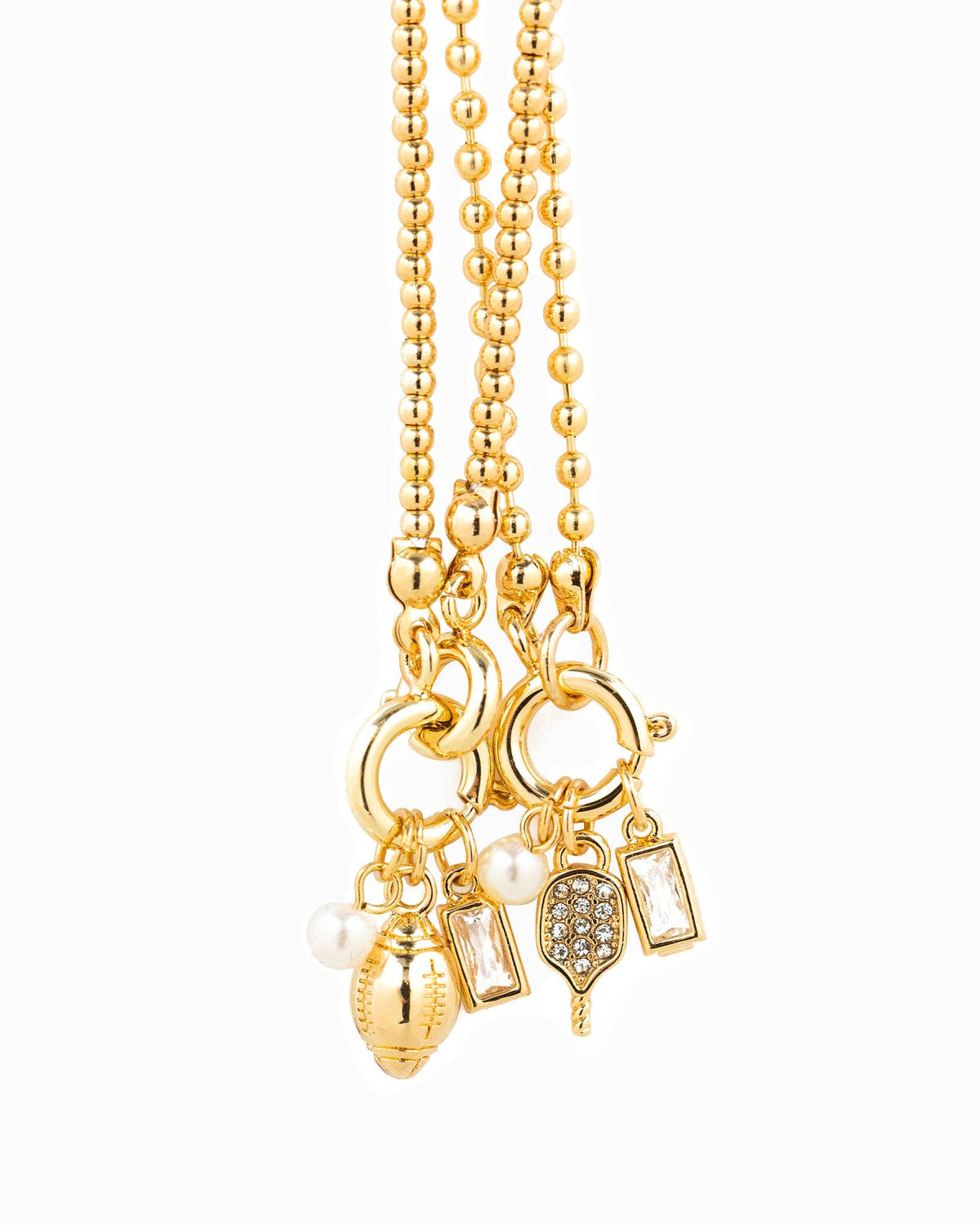 Touchdown Football Charm Bracelet