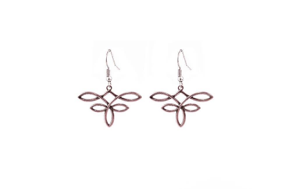 Western Boot Stitch Dangle Earrings