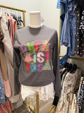 Christmas Trees Graphic Long Sleeve Tee