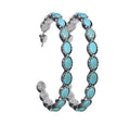 Turquoise Hoop Earrings