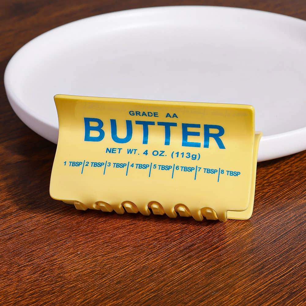 Butter Block Hair Claw Clip