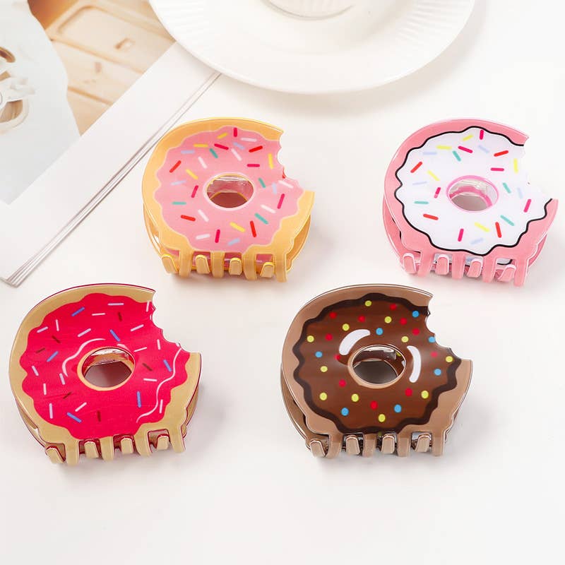 Donut Hair Claw Clip