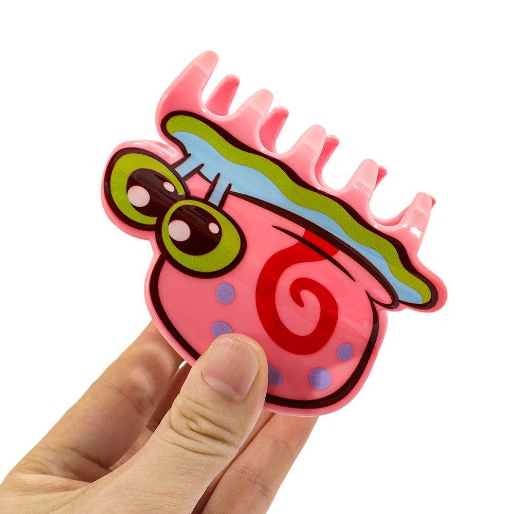 Pink Snail Hair Clip, Cartoon-Inspired