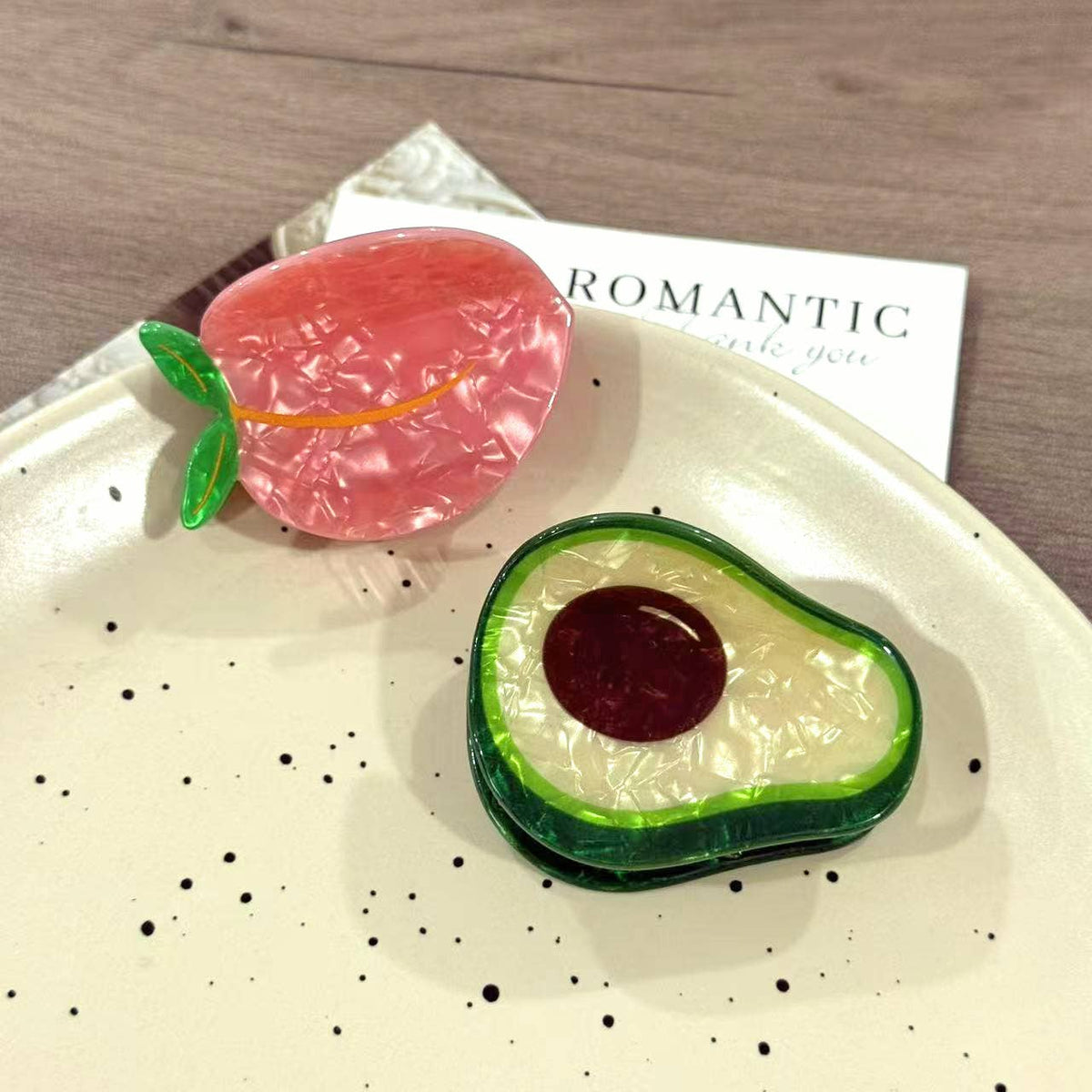 Summer Fruit Hair Claw Clip