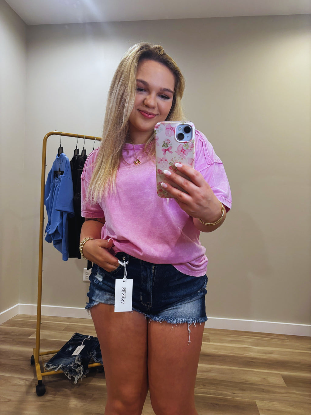 Everyday Washed Tee Mauve