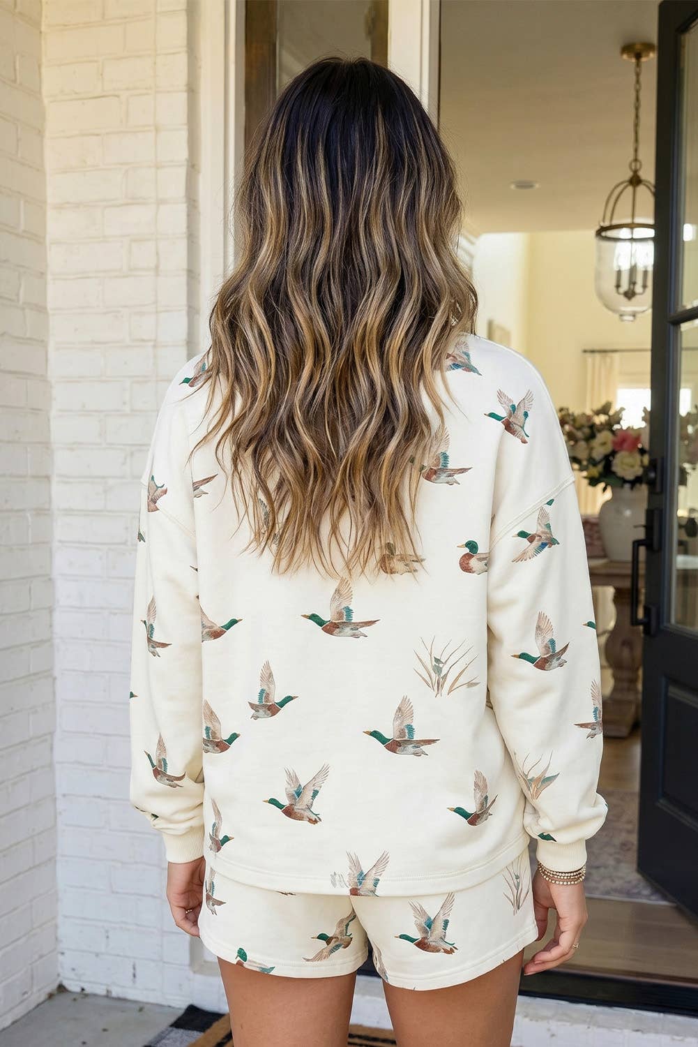Mallard Drawstring Shorts Set