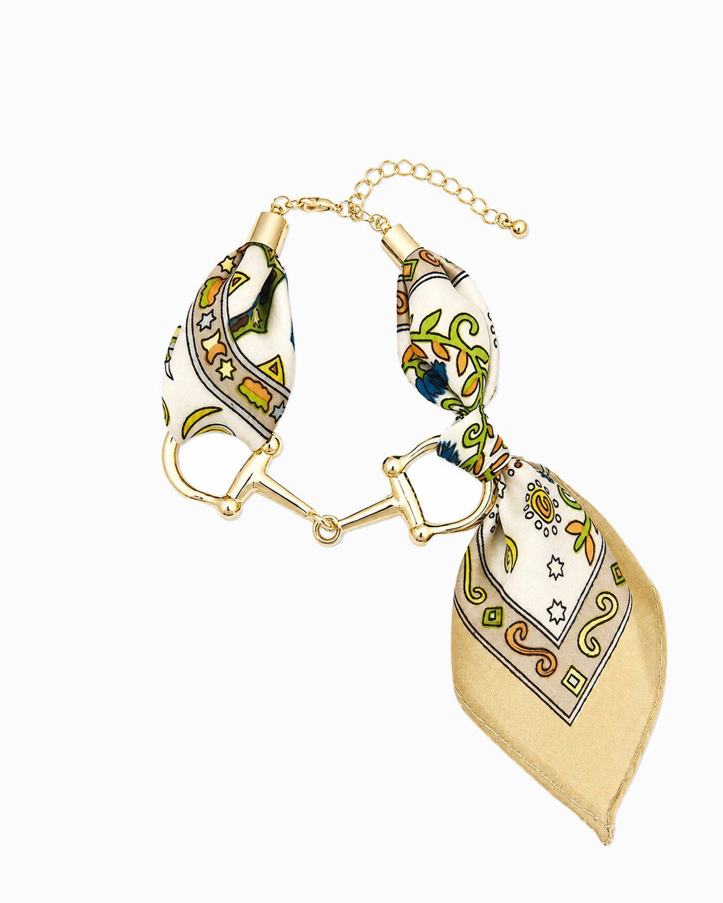 Horsebit Link Scarf Bracelet