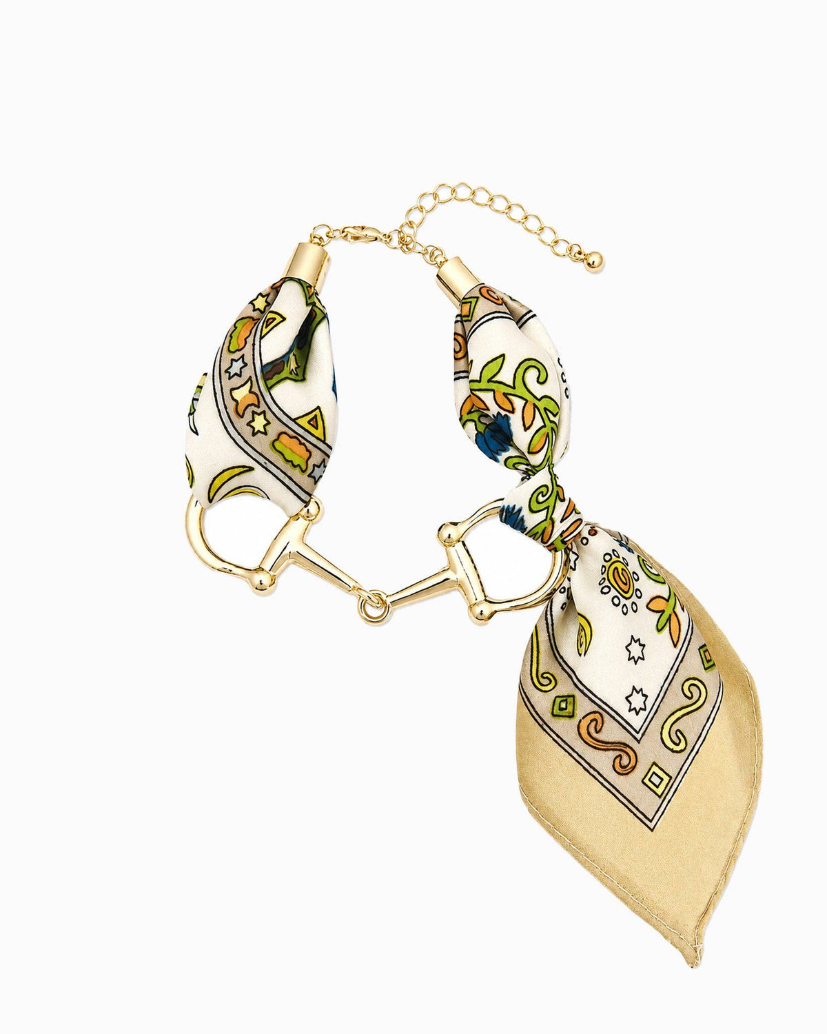 Horsebit Link Scarf Bracelet