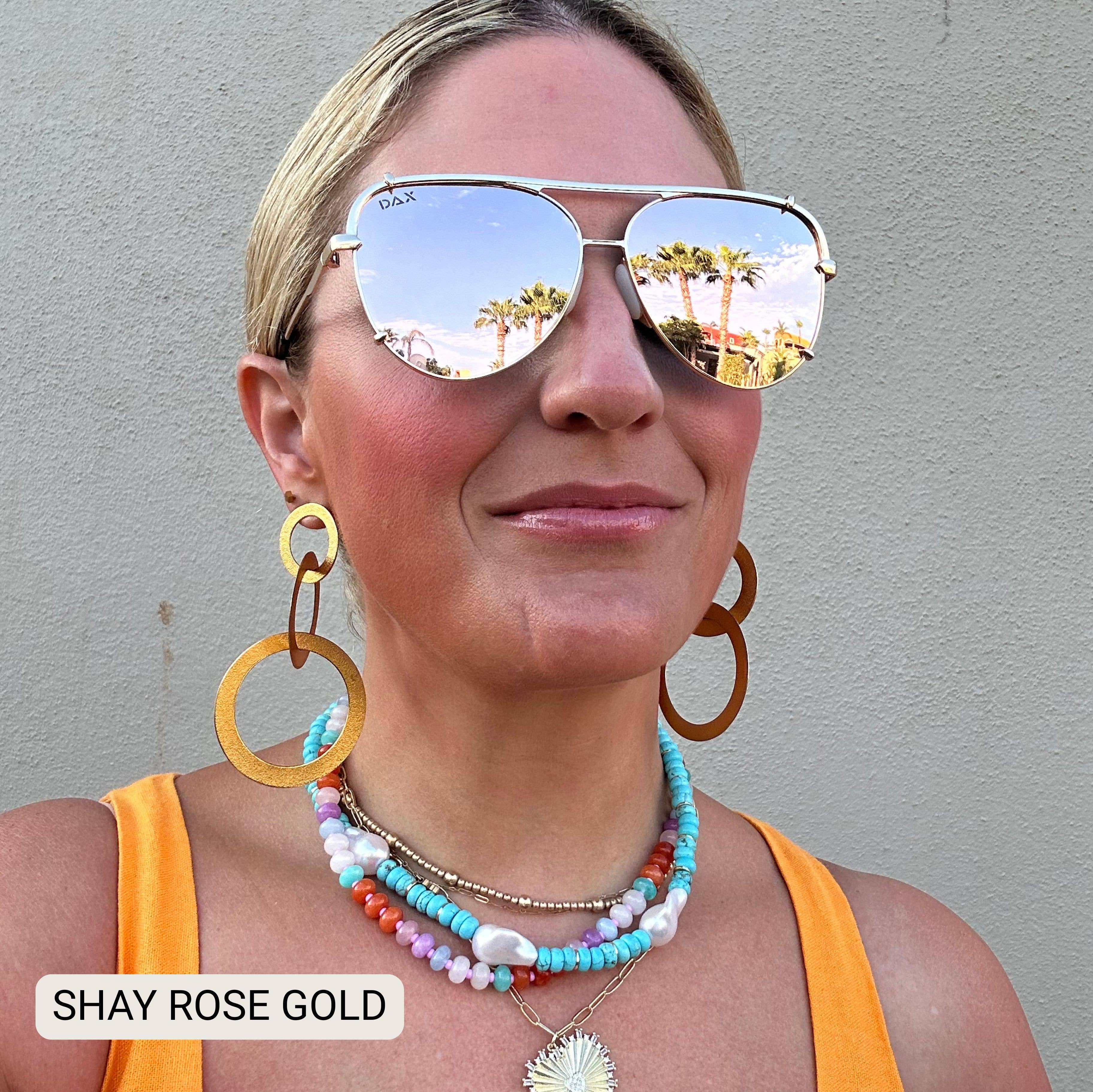 SHAY - Women's Polarized Large Hair Friendly Aviator