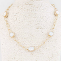 Opal Station Necklace