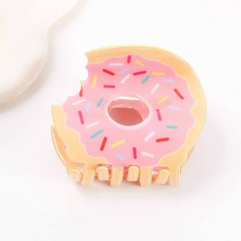 Donut Hair Claw Clip