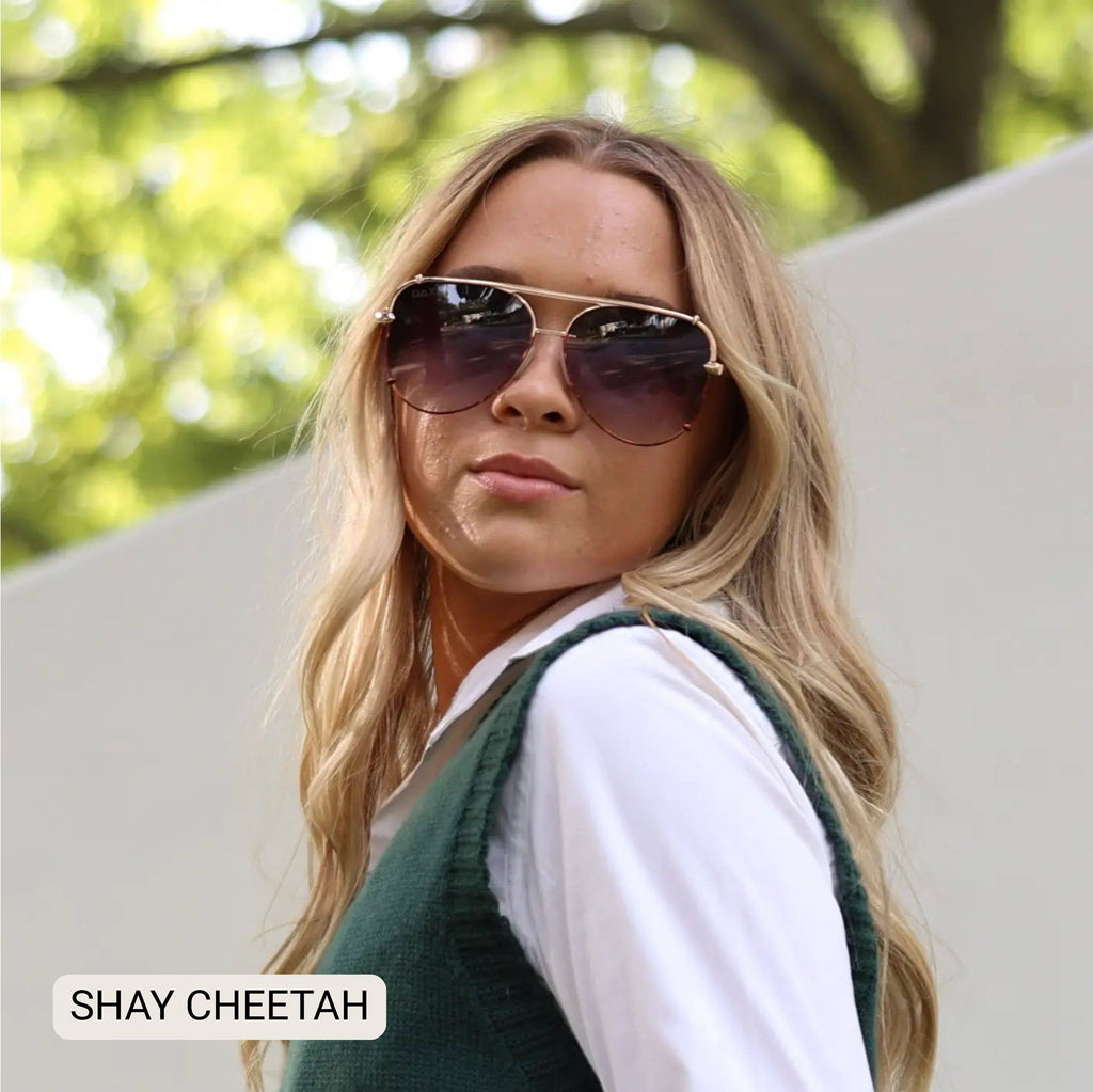SHAY - Women's Polarized Large Hair Friendly Aviator