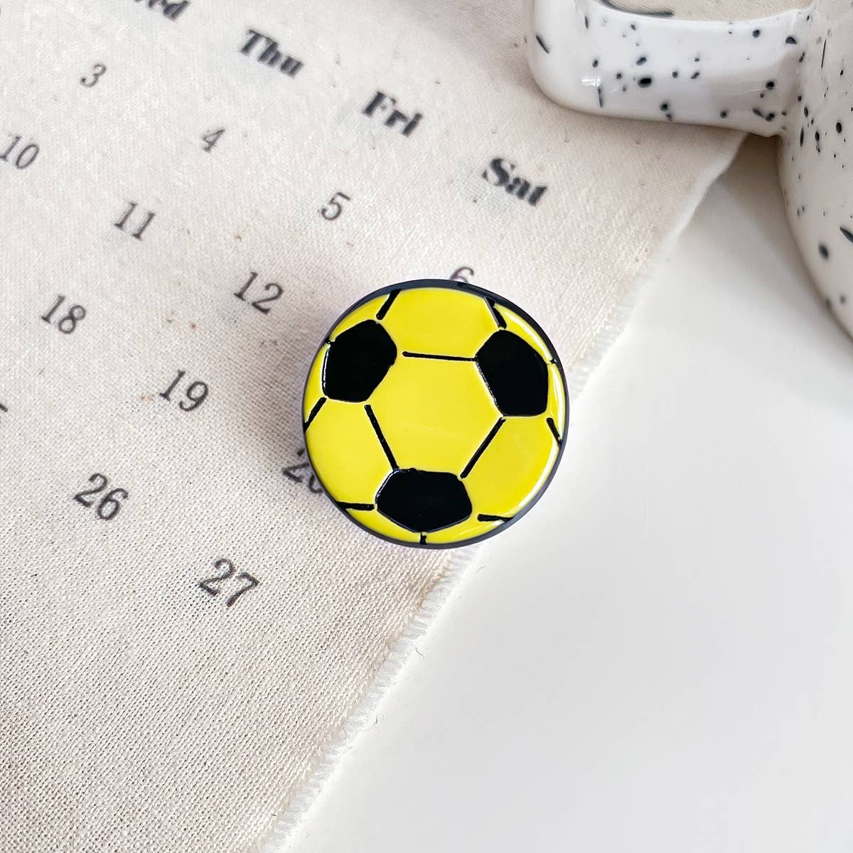Mini Sports Ball Hair Claw Clip
