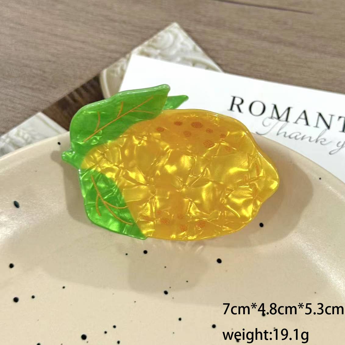 Summer Fruit Hair Claw Clip