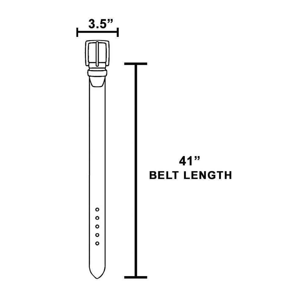 Wide Concho Disc Western Belt