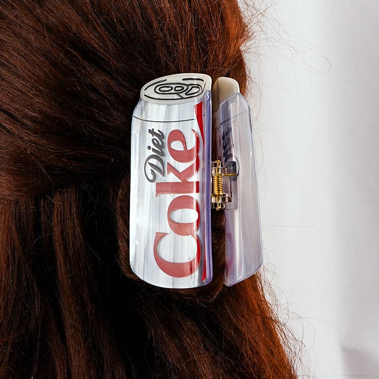 Diet Coke Can Hair Claw Clip
