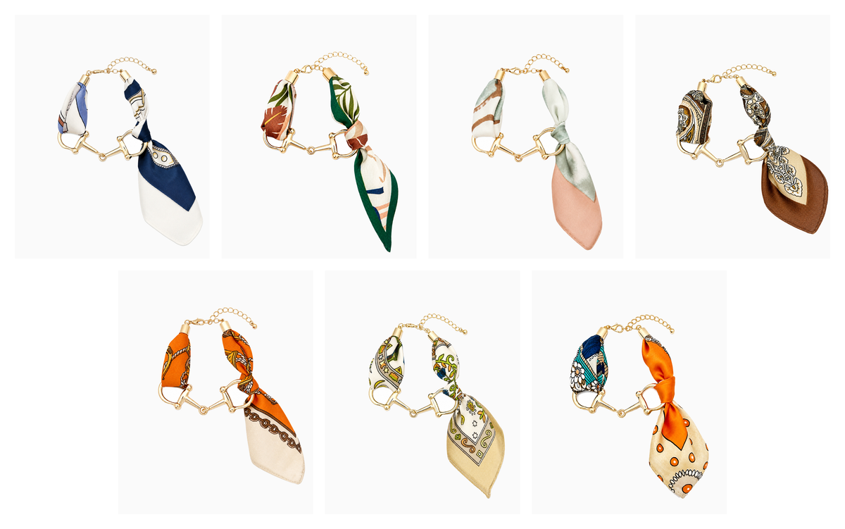 Horsebit Link Scarf Bracelet