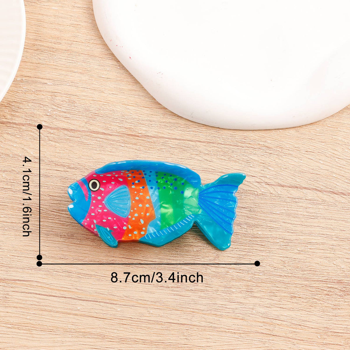 Colorful Fish Hair Clip