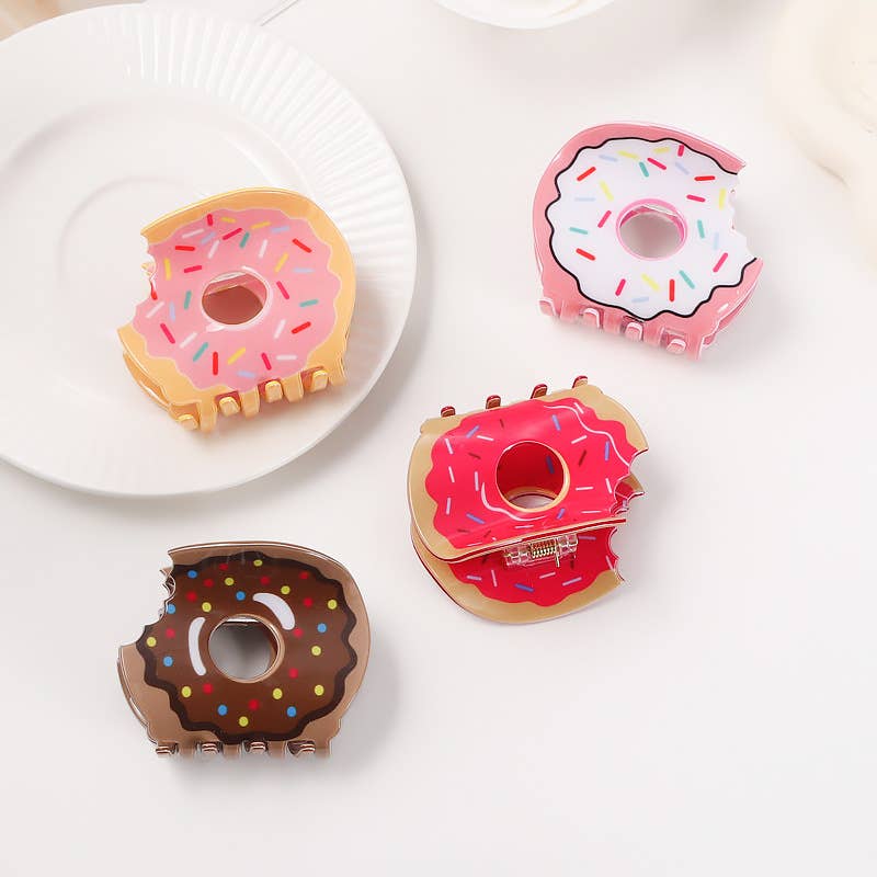 Donut Hair Claw Clip