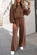 Brown Polka Dot Lounge Set