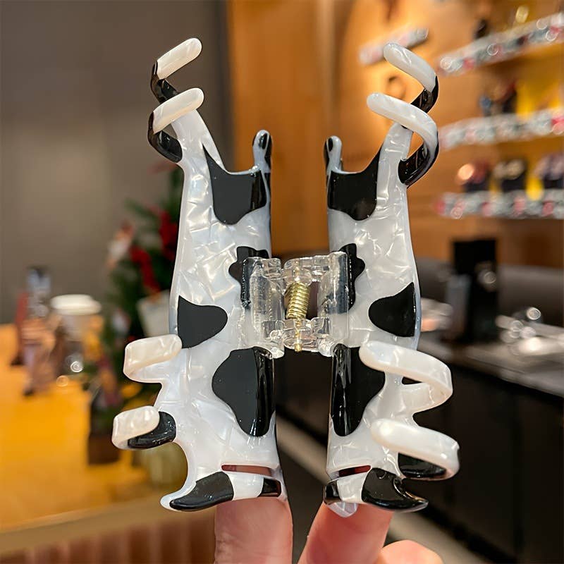 Cow Hair Claw Clip