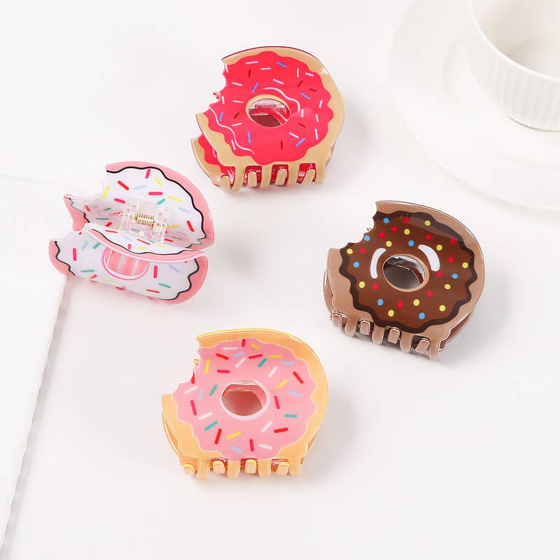Donut Hair Claw Clip