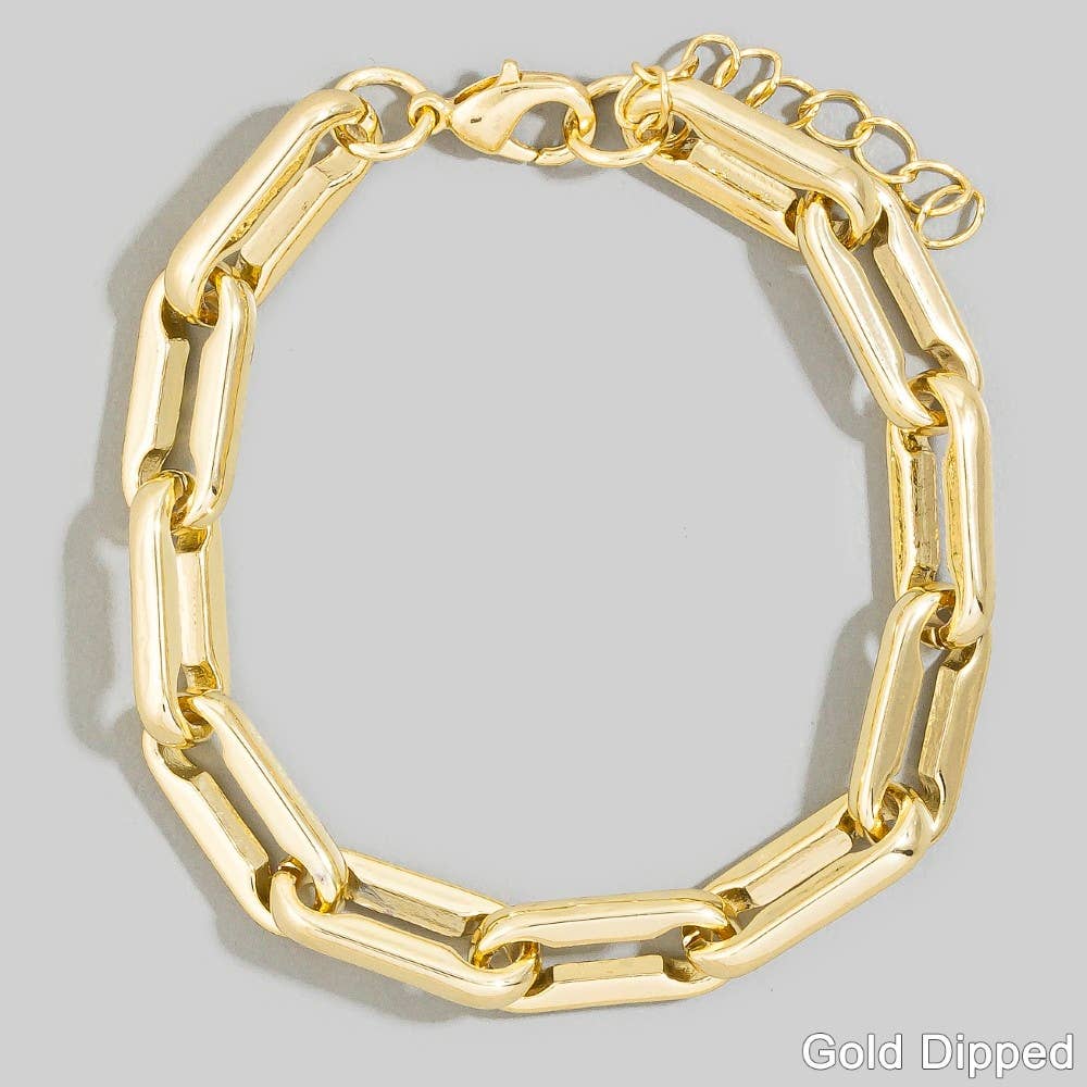 Chunky Paperclip Chain Bracelet