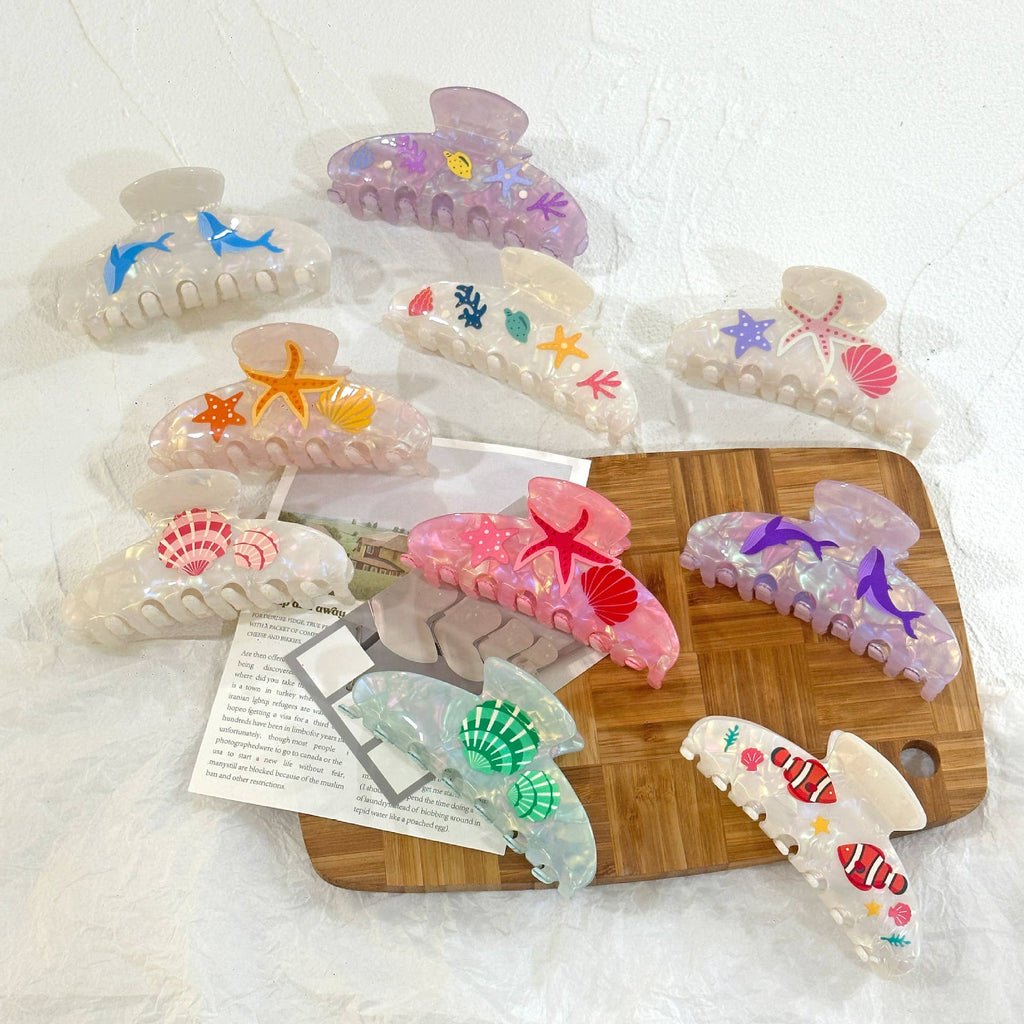 Dreamy Ocean Hair Claw Clip