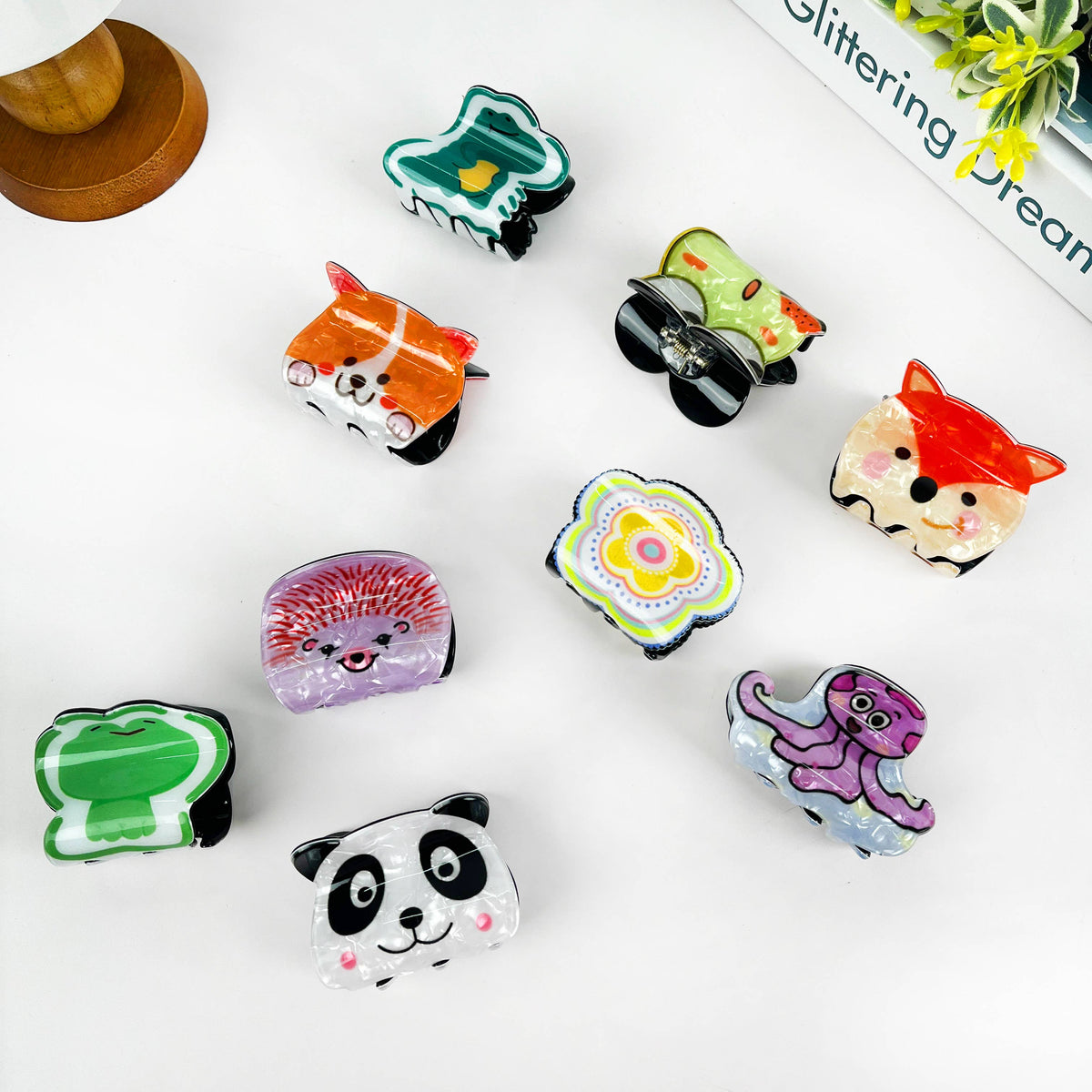 Animal Hair Claw Clip