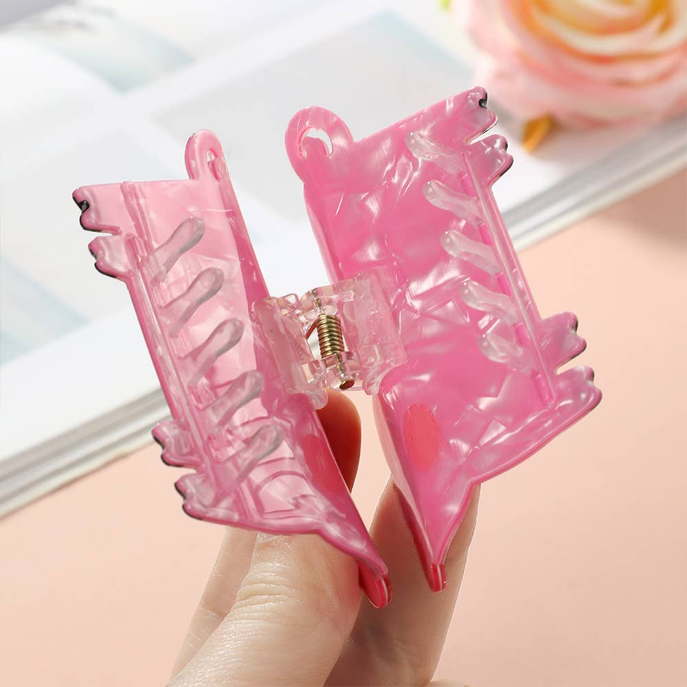 Pig Hair Claw Clip