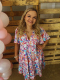 Southern Sunset Swirl Dress