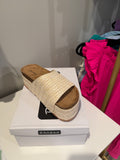 Sandy Shore Woven Slides