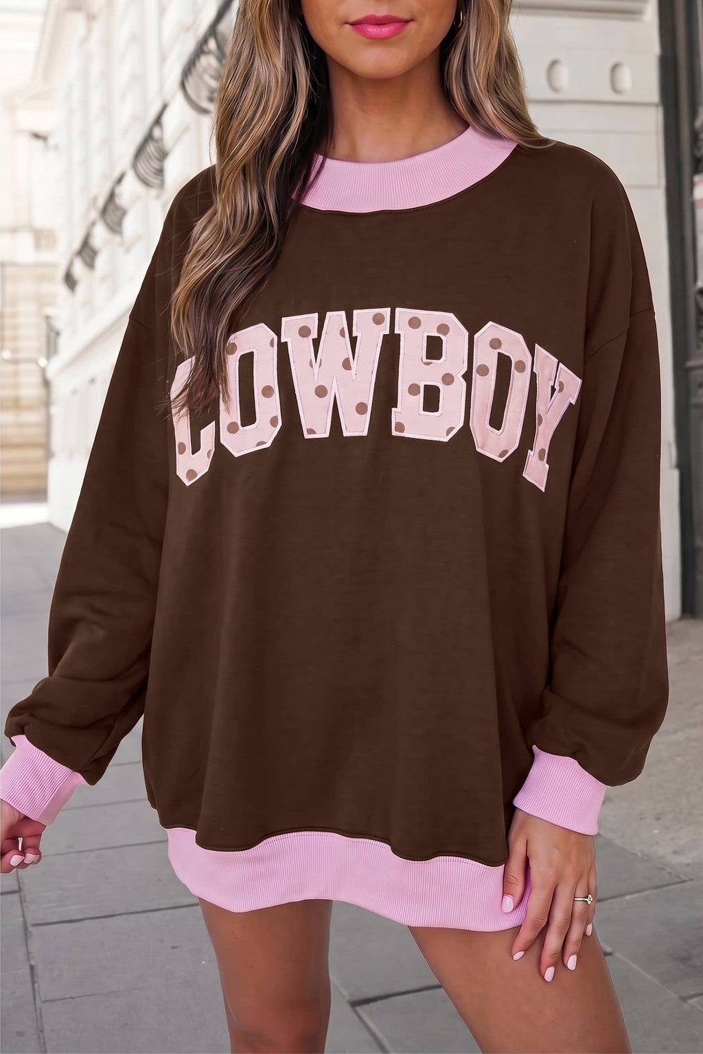 Polka Dot Cowboy Sweatshirt