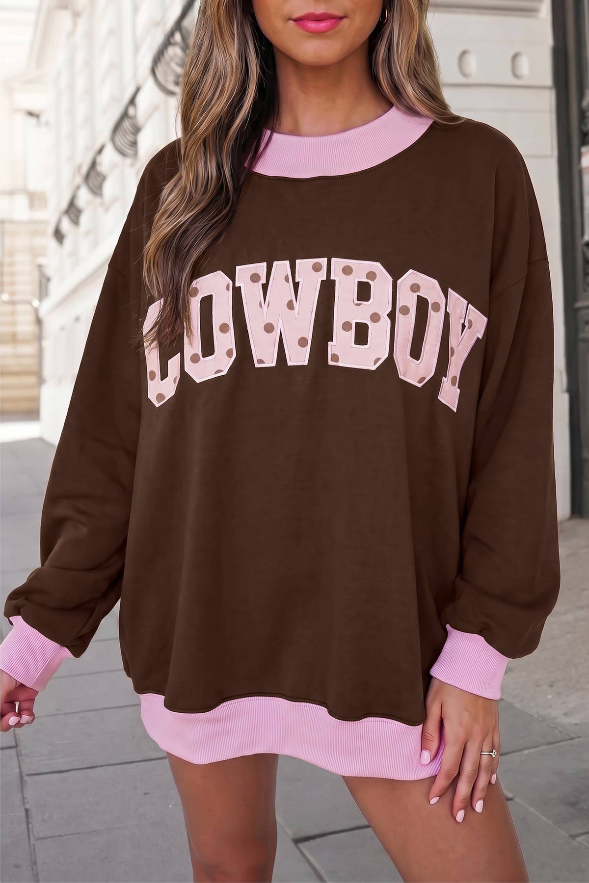 Polka Dot Cowboy Sweatshirt