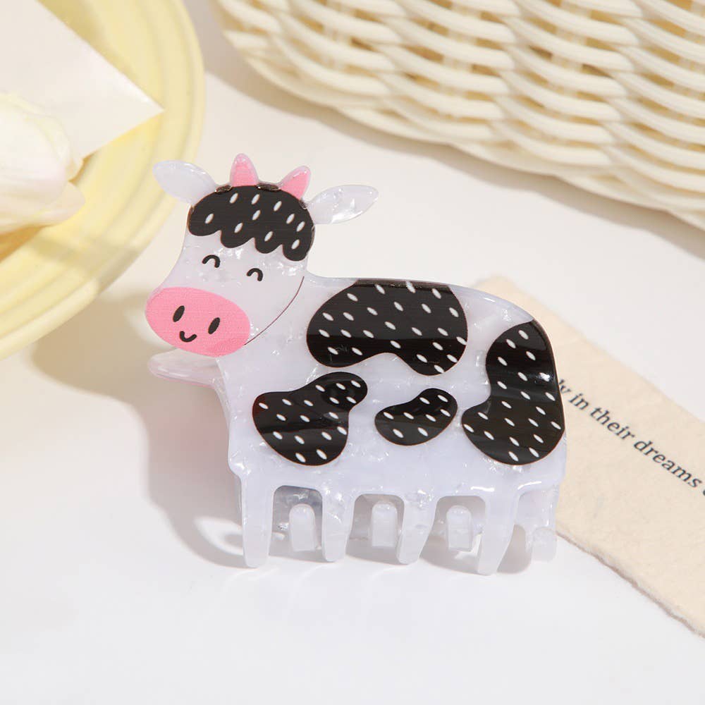Farm Friends Hair Claw Clip